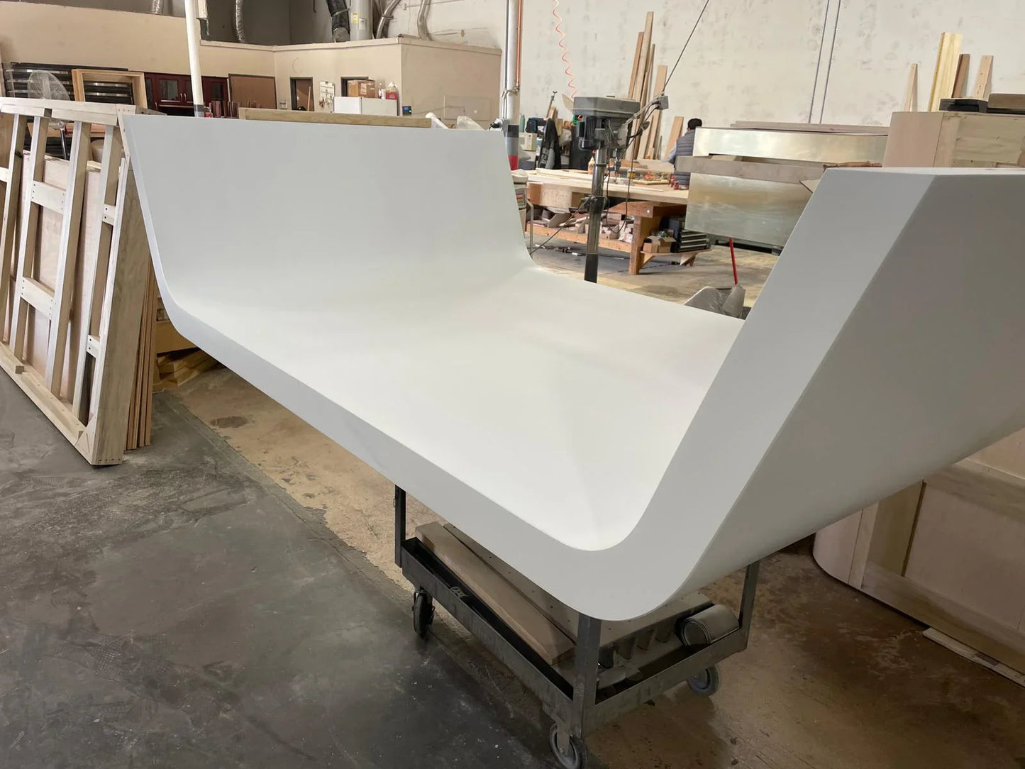 White Billiards The Sofia Modern Slate Pool Table