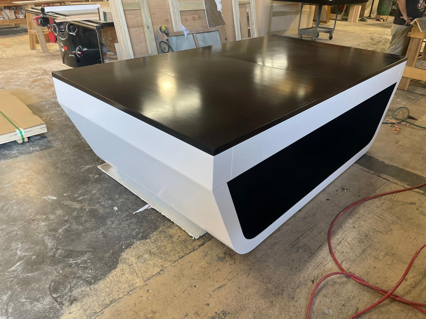White Billiards The Sofia Modern Slate Pool Table