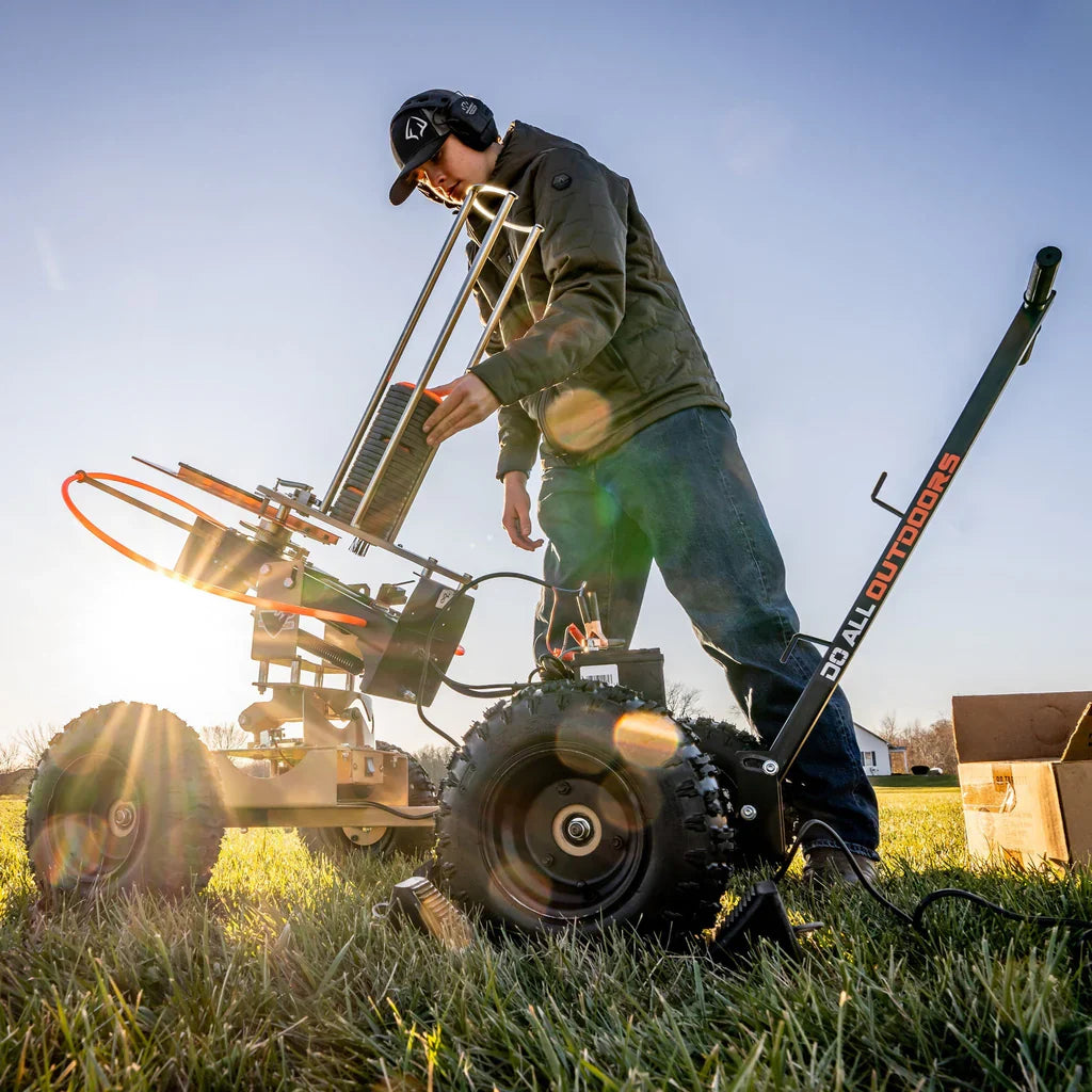 The Wheelhouse Auto Clay Pigeon Thrower by Do All Outdoors