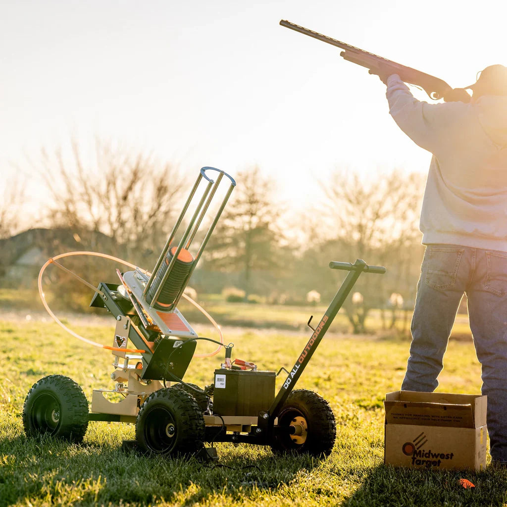 The Wheelhouse Auto Clay Pigeon Thrower by Do All Outdoors
