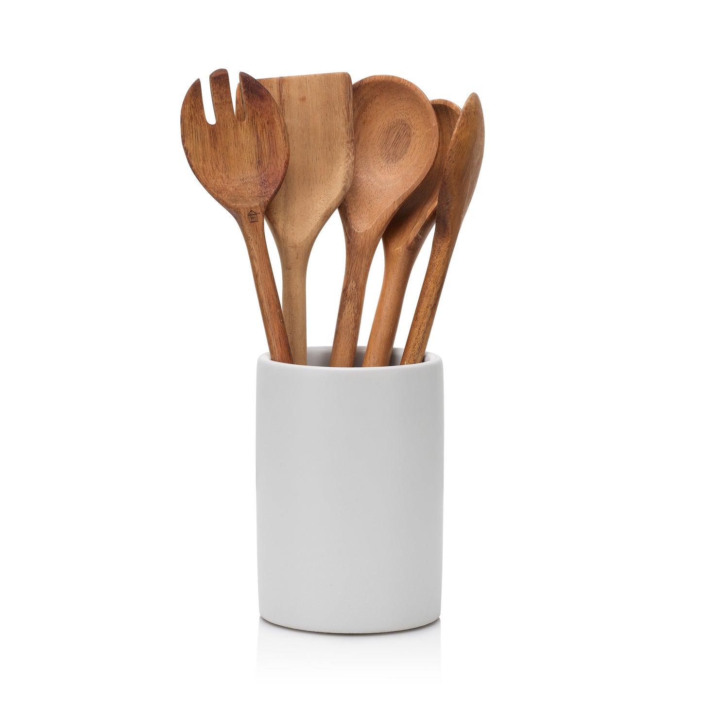 Concrete Utensil Holder / Concrete Wine Chiller: White