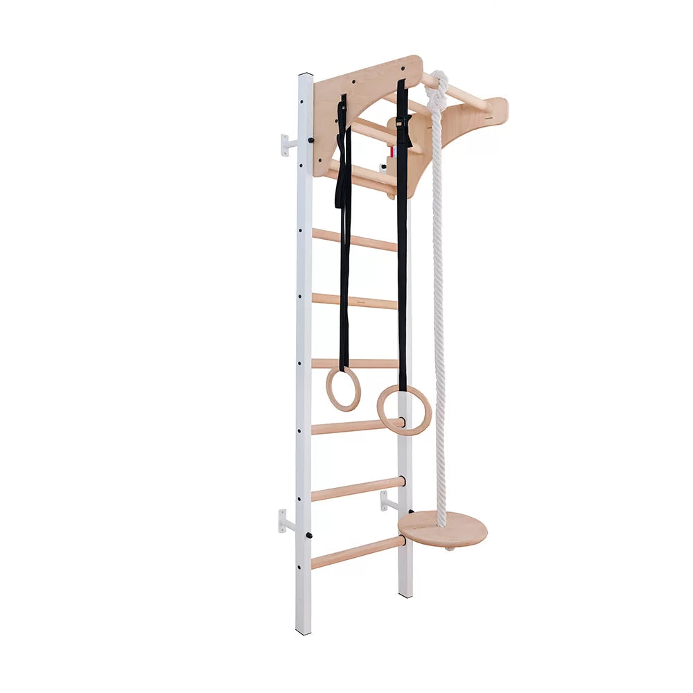 BenchK 211 Gymnastic Wall Bars with Ring and Swing Accessories