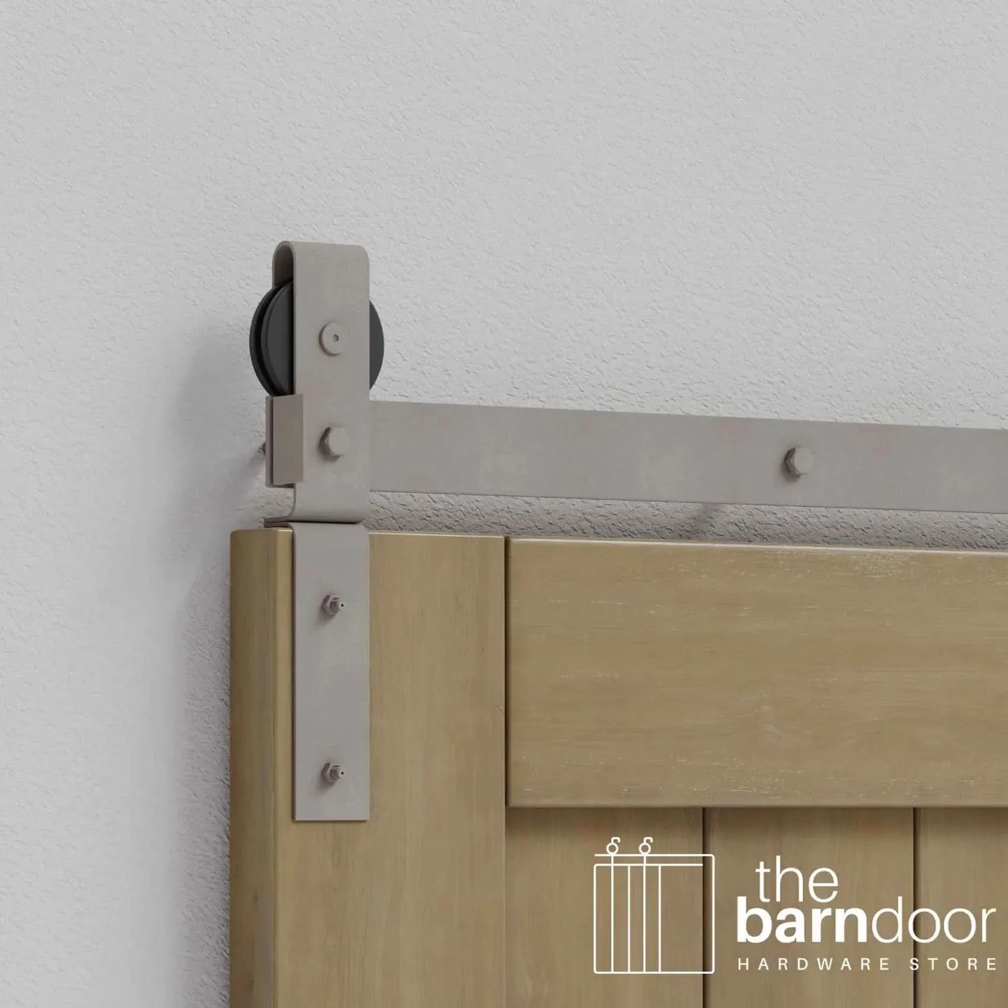 Classic J-Strap Bifold Barn Door Hardware Kit | 2 Door Kit
