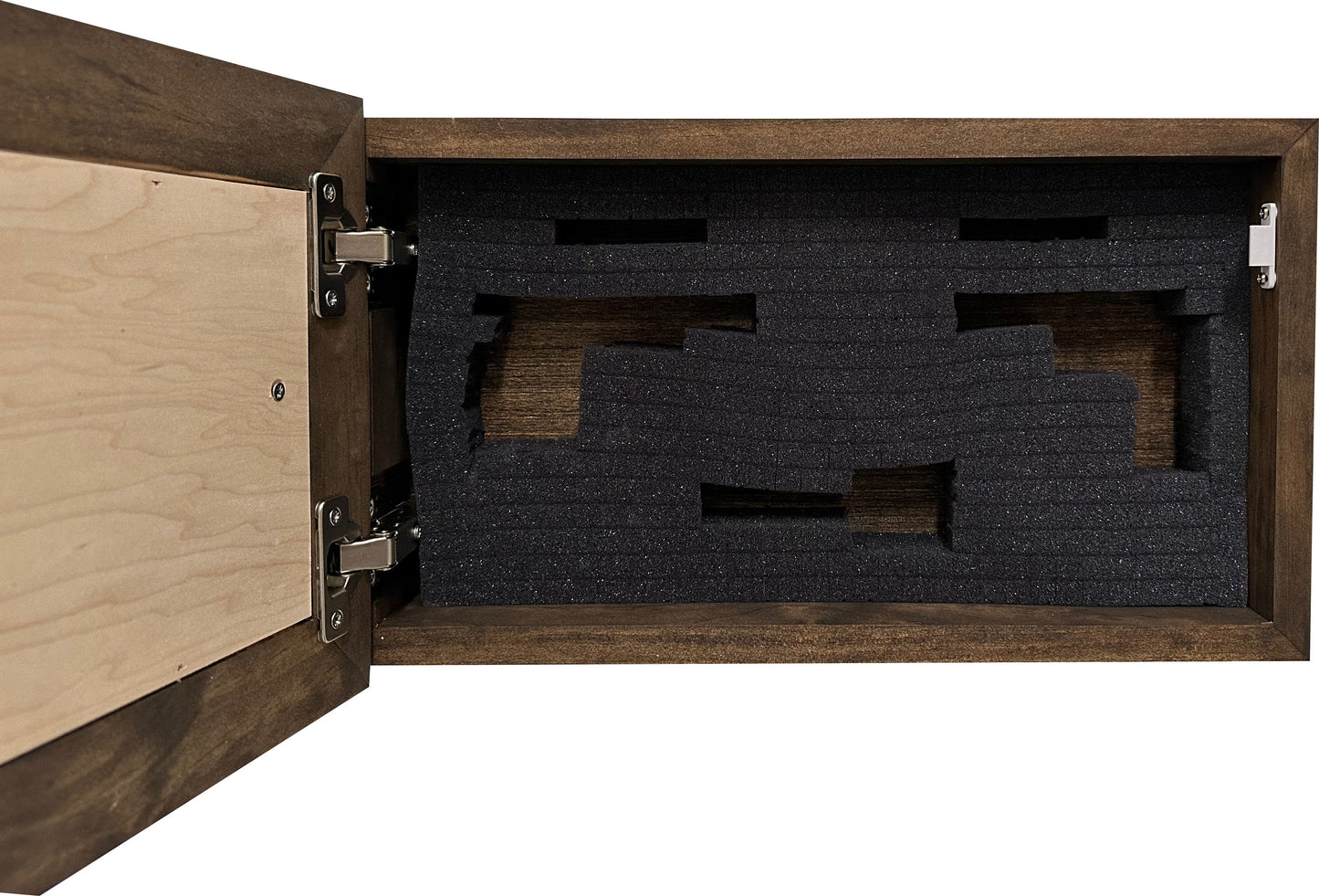 Bear in Woods Hidden Gun Storage Safe Concealment Shelf Concealed Furniture