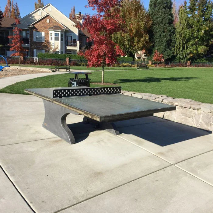 Stone Age Cantilever Outdoor Concrete Ping Pong Table