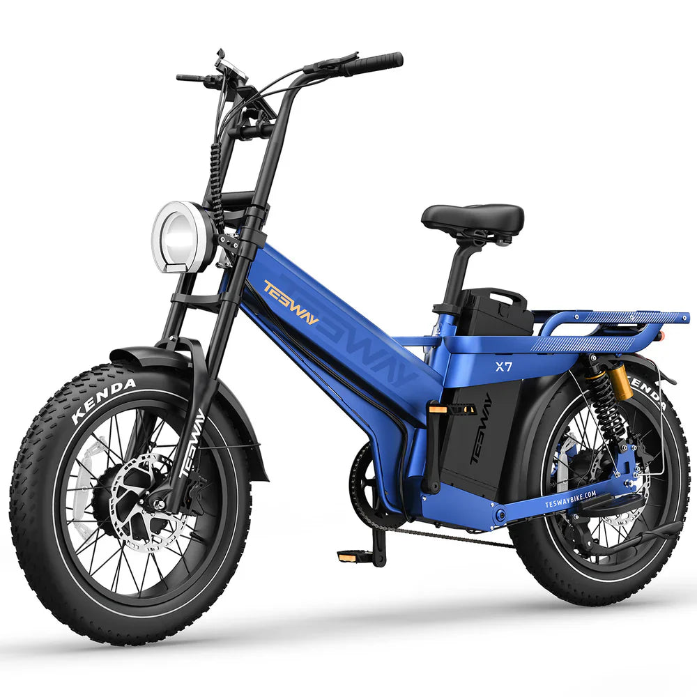 Tesway X7 AWD Step-Over Electric Bike 3600 Dual Motor 200NM Torque