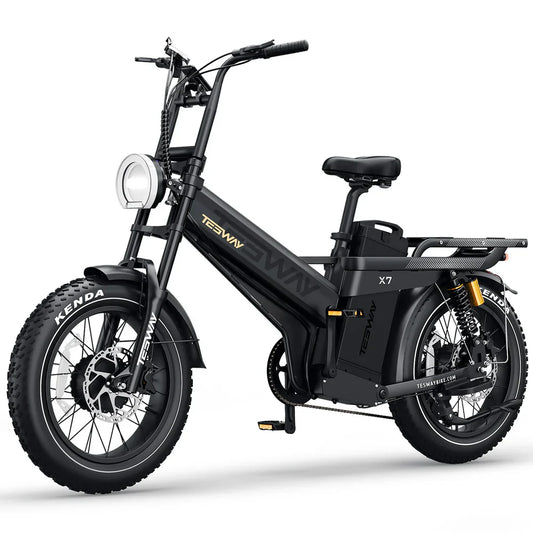 Tesway X7 AWD Step-Over Electric Bike 3600 Dual Motor 200NM Torque