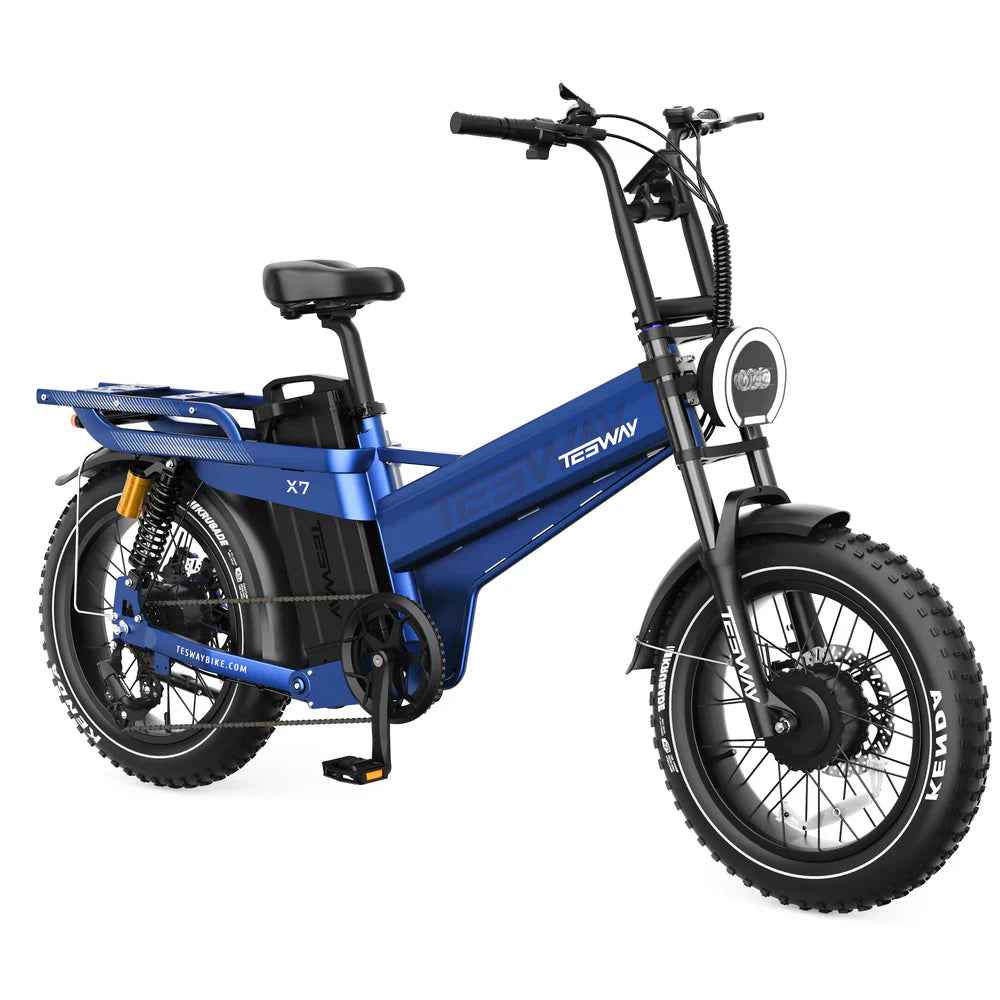 Tesway X7 AWD Step-Over Electric Bike 3600 Dual Motor 200NM Torque
