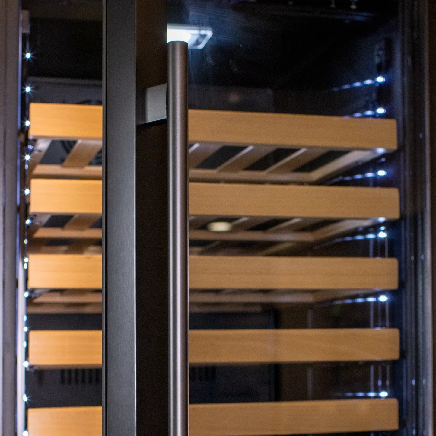 Allavino 76.5" Tall Wine Refrigerator with Two Refrigerated Drawers