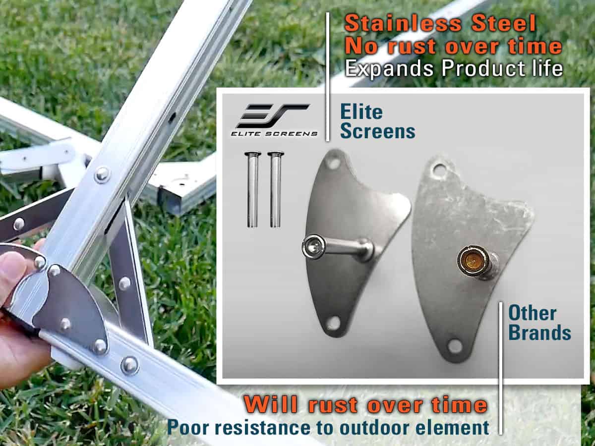 Elite Screens Yard Master 2 WraithVeil® Dual Series Outdoor Projector Screen