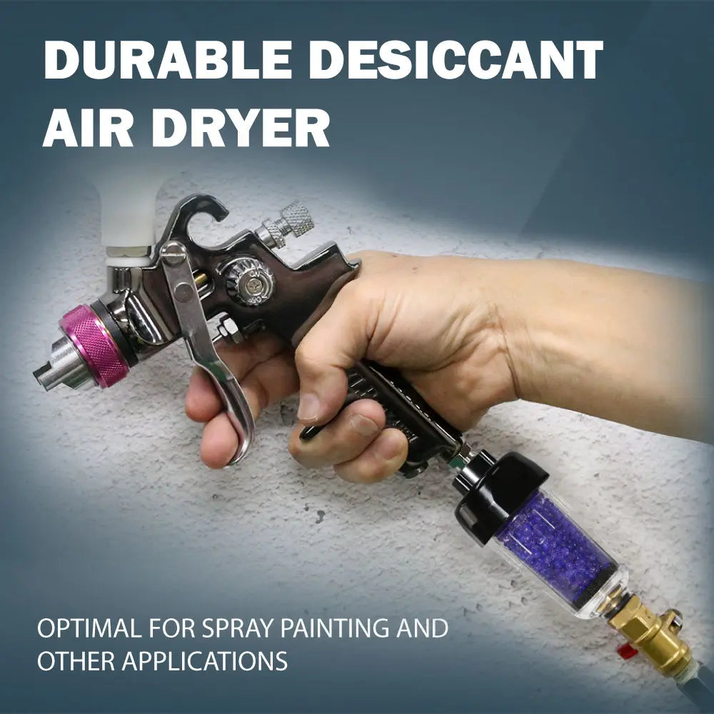 Professional 3/8" Air Compressor Dryer with Desiccant Filter - 22 CFM, 150 PSI - ZN312E-3