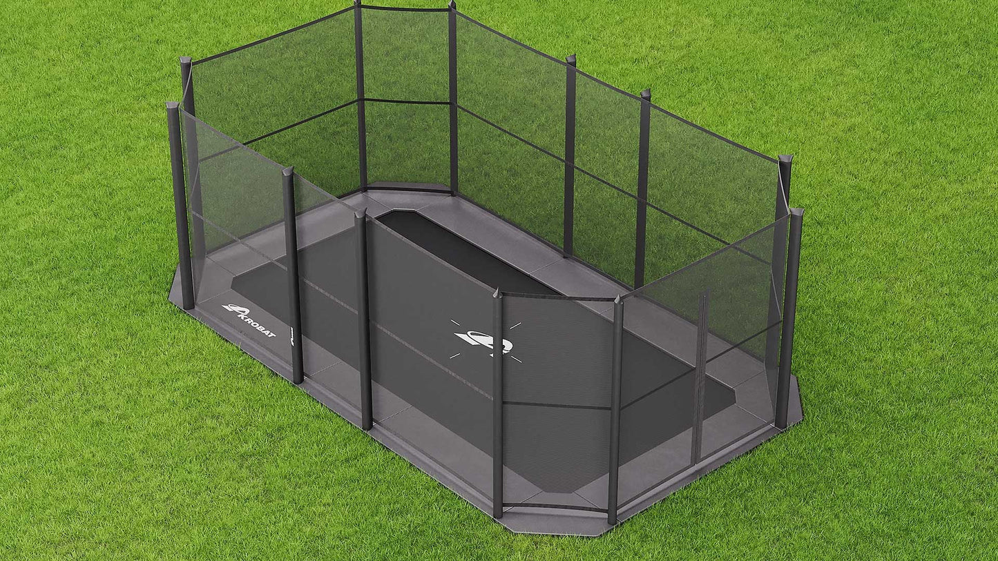 17ft x 10ft Akrobat Plus In-Ground Trampoline