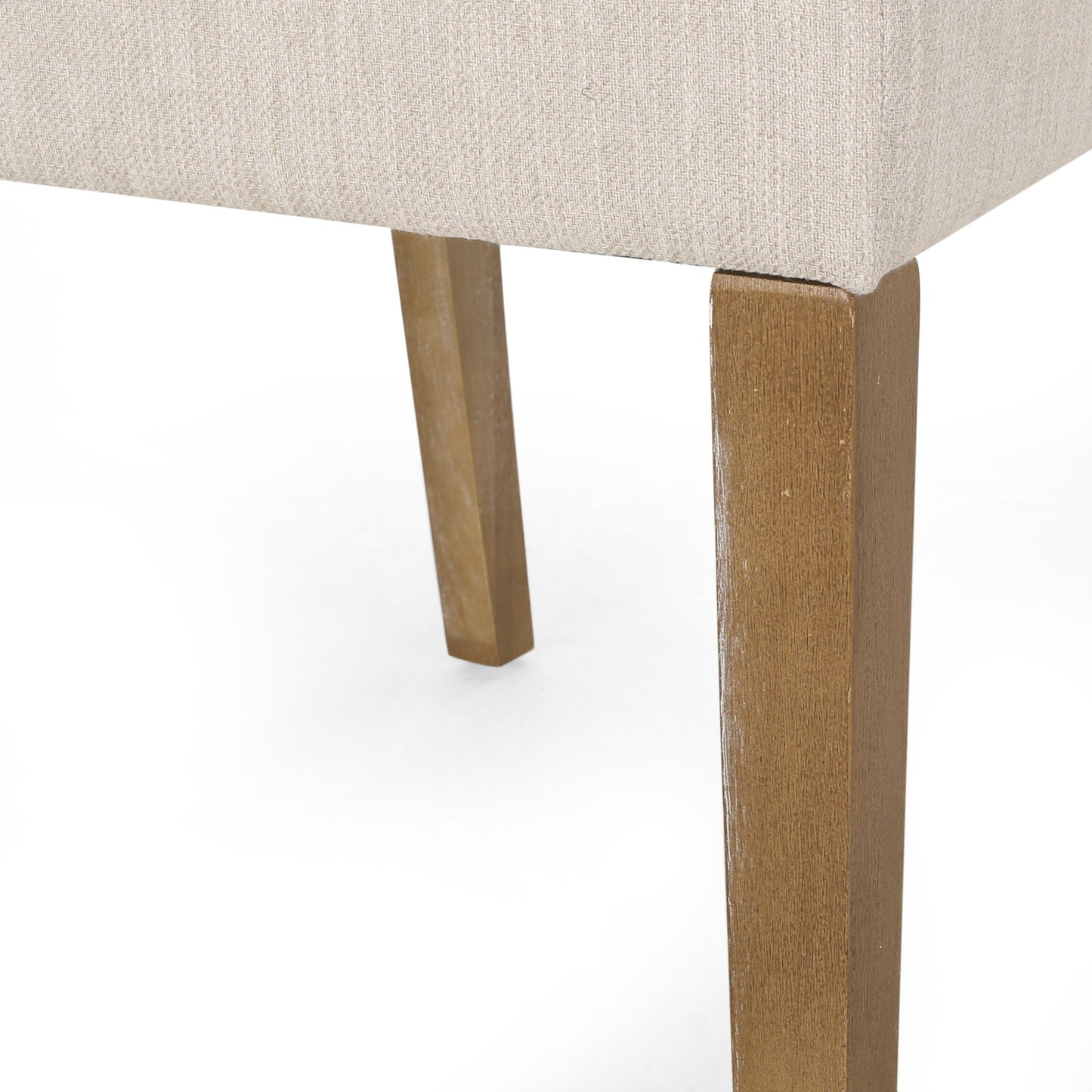 Contemporary Dining Chair with Upholstered Seating and Tapered Legs