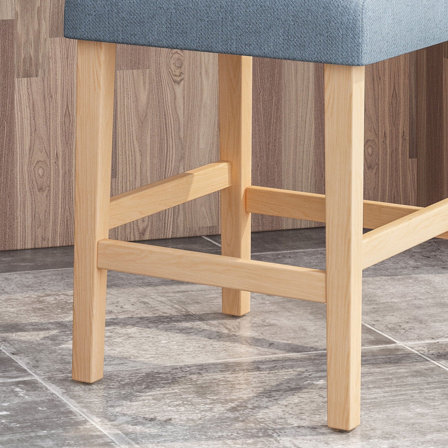 Vienna Contemporary Fabric Tufted & Wingback Counter Stools (Set of 2)