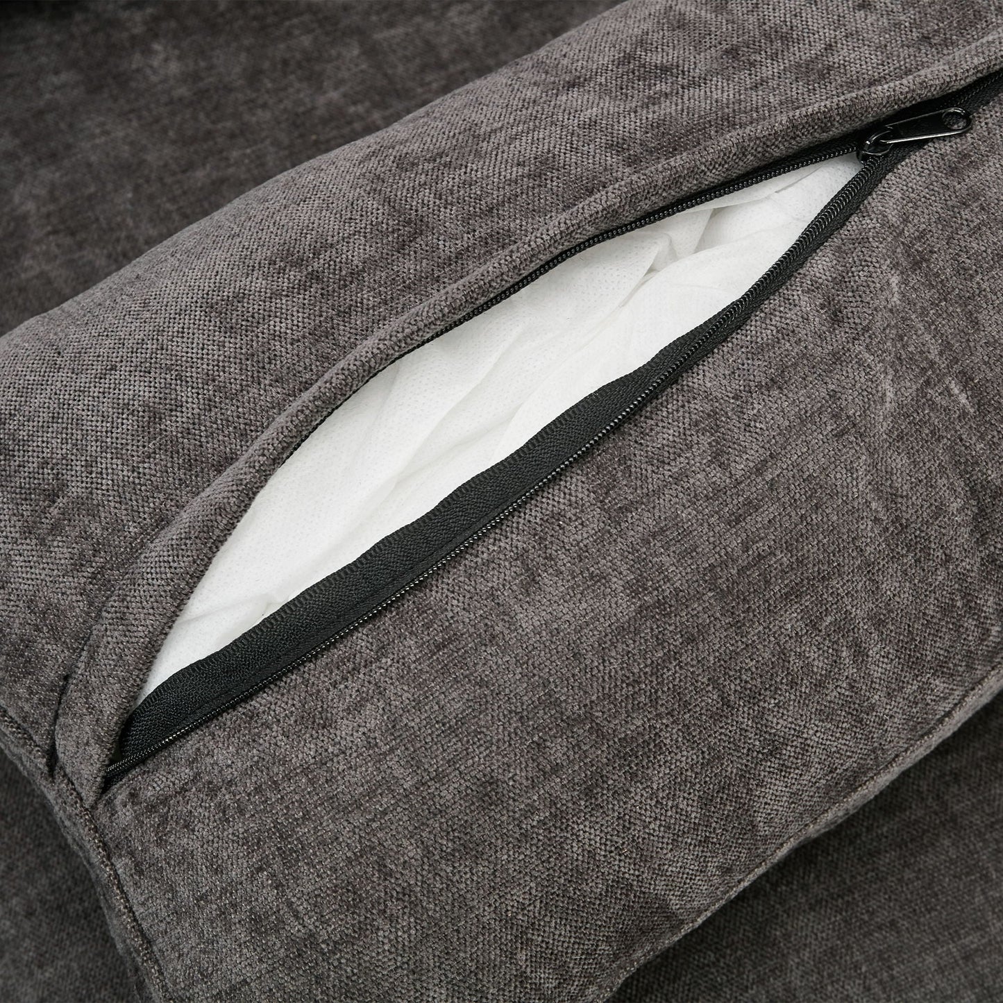 Cozy Upholstered Cushion Armchair For Living Room