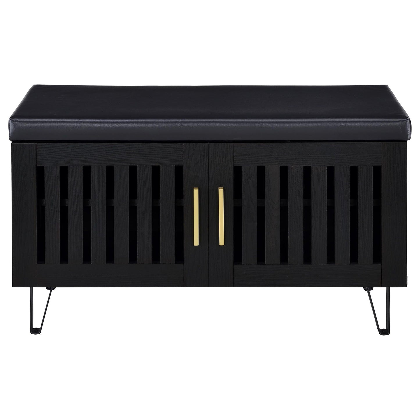 Clackamas - 2 Door Storage Bench With Padded Seat