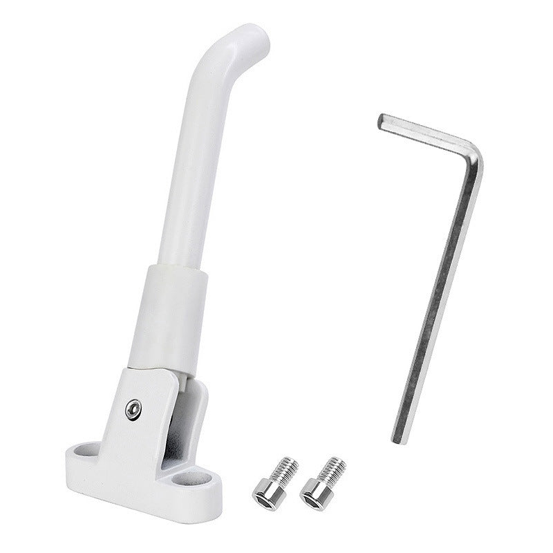 Electric Scooter Accessories Aluminum Alloy Foot Brace Black White And Gray With Screws