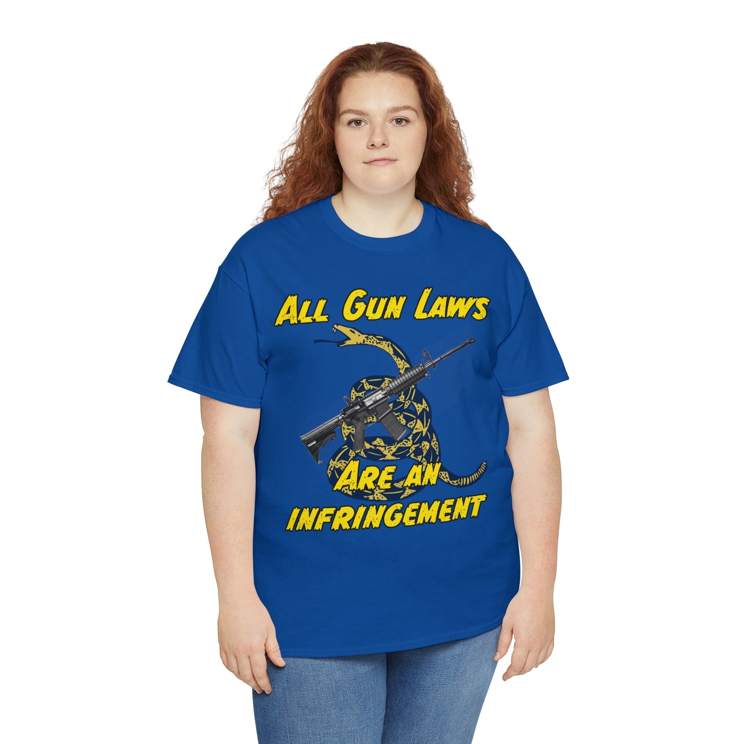All Gun Laws Are Infringements AR15 Gadsden T-Shirt