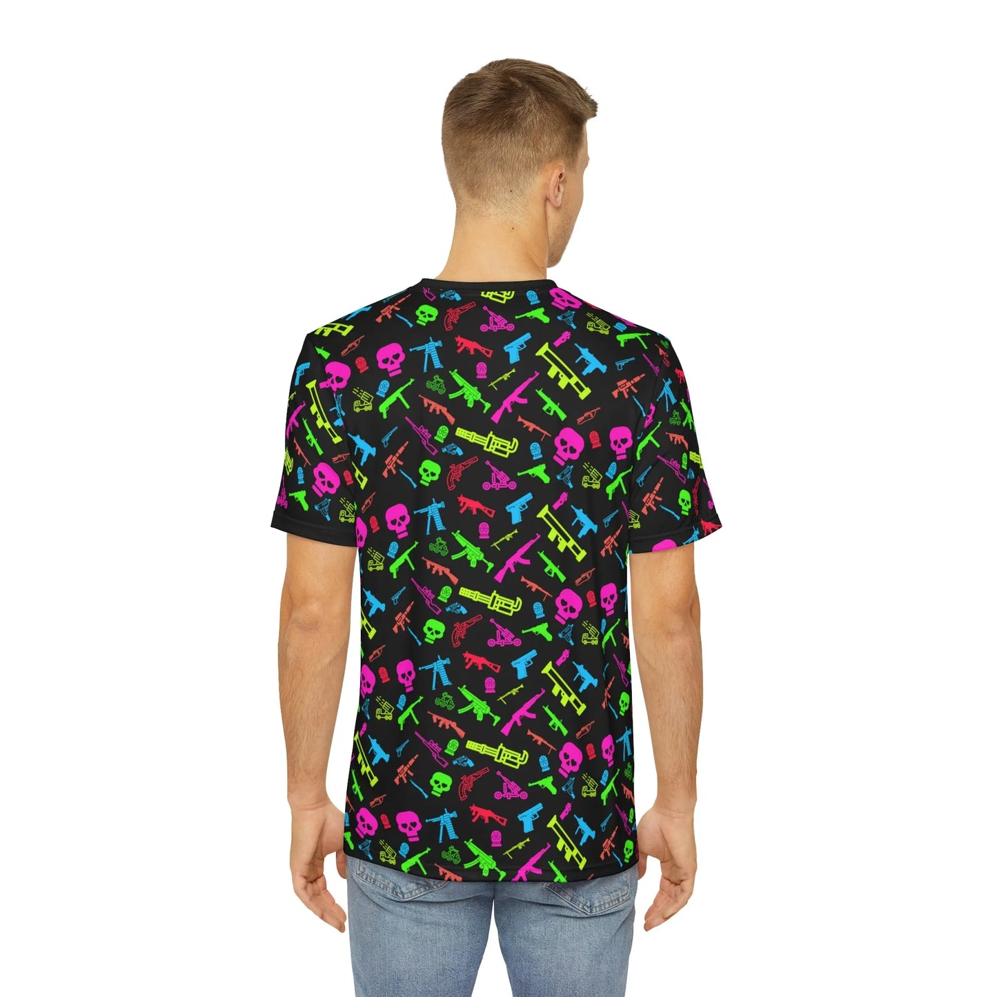 Aloha to Arms Retro Neon Firearms T-Shirt