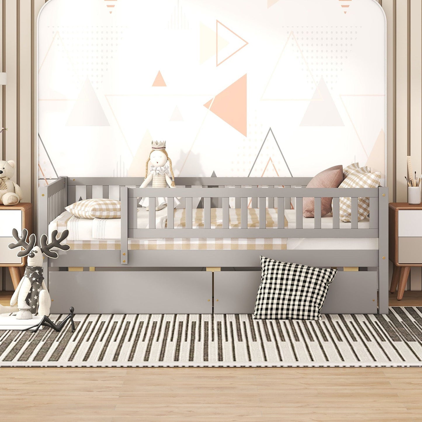 Multi Functional Wooden Daybed Bed