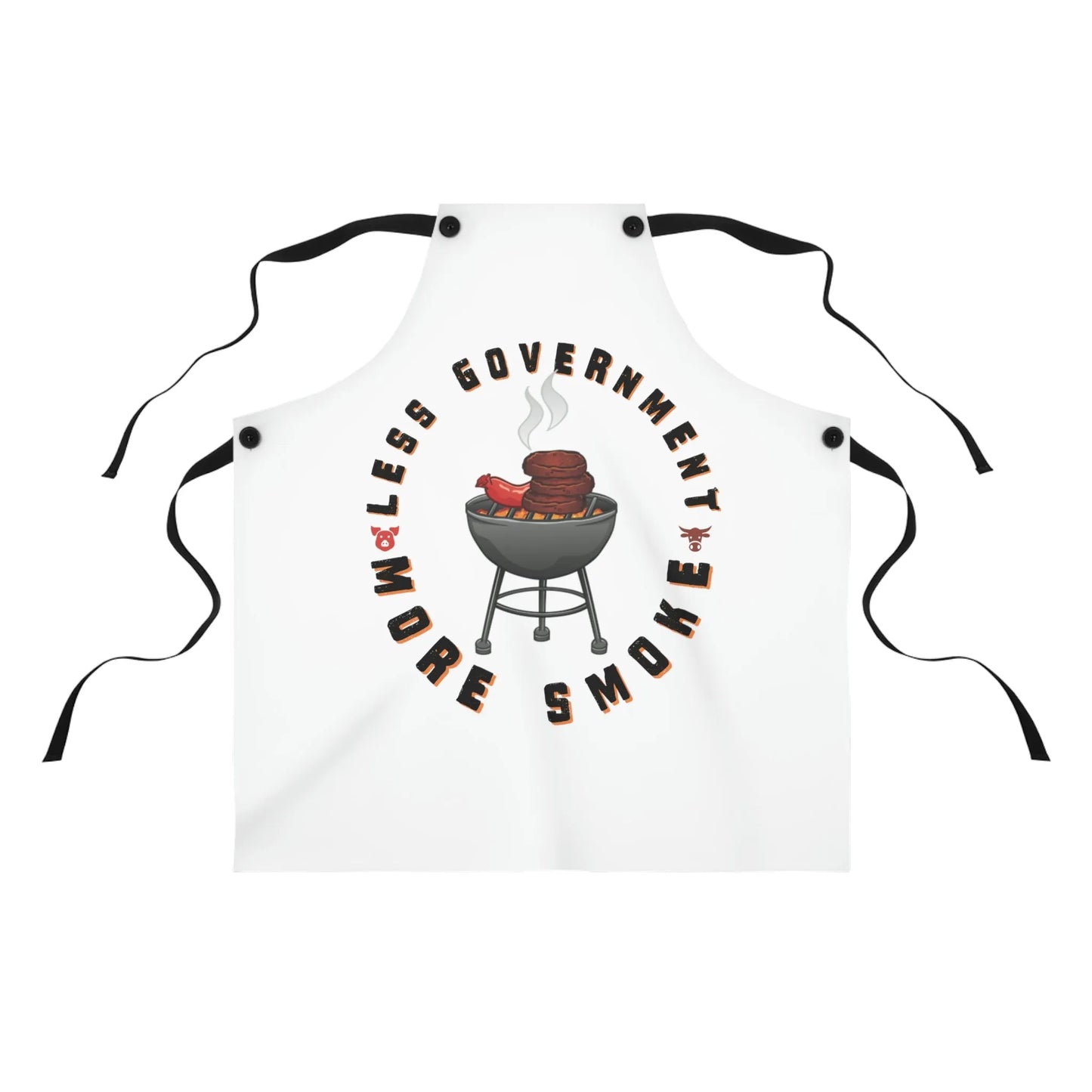 Less Government More Smoke Grilling Apron