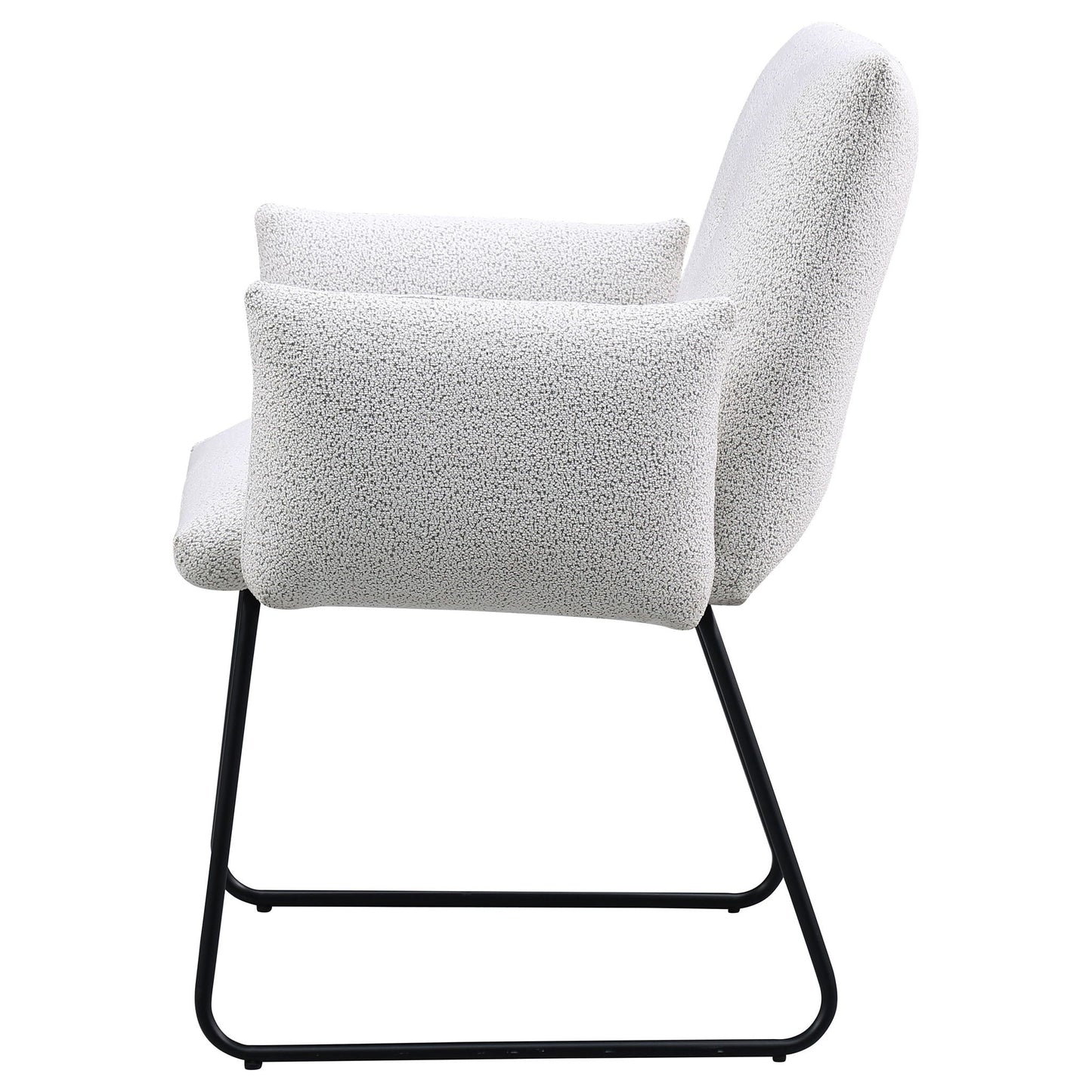 Donica - Upholstered Dining Arm Chair (Set of 2) - Light Gray