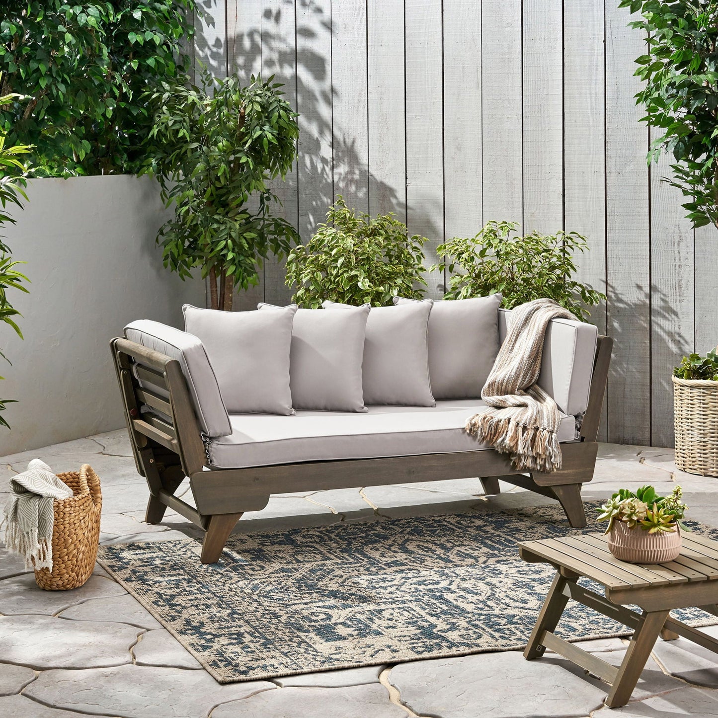 Ottavio Convertible Sofa Daybed With Water Resistant Cushions
