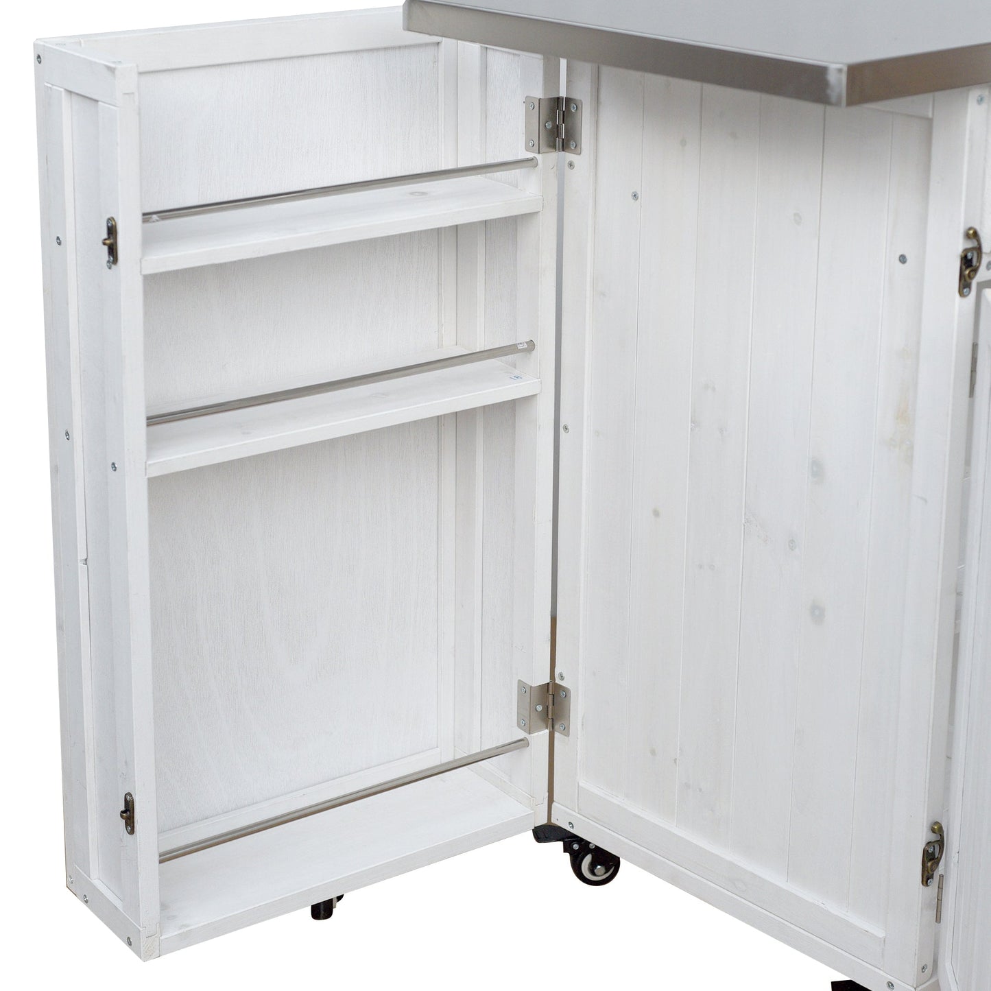 Outdoor Kitchen Island Fir Wood Prep Station
