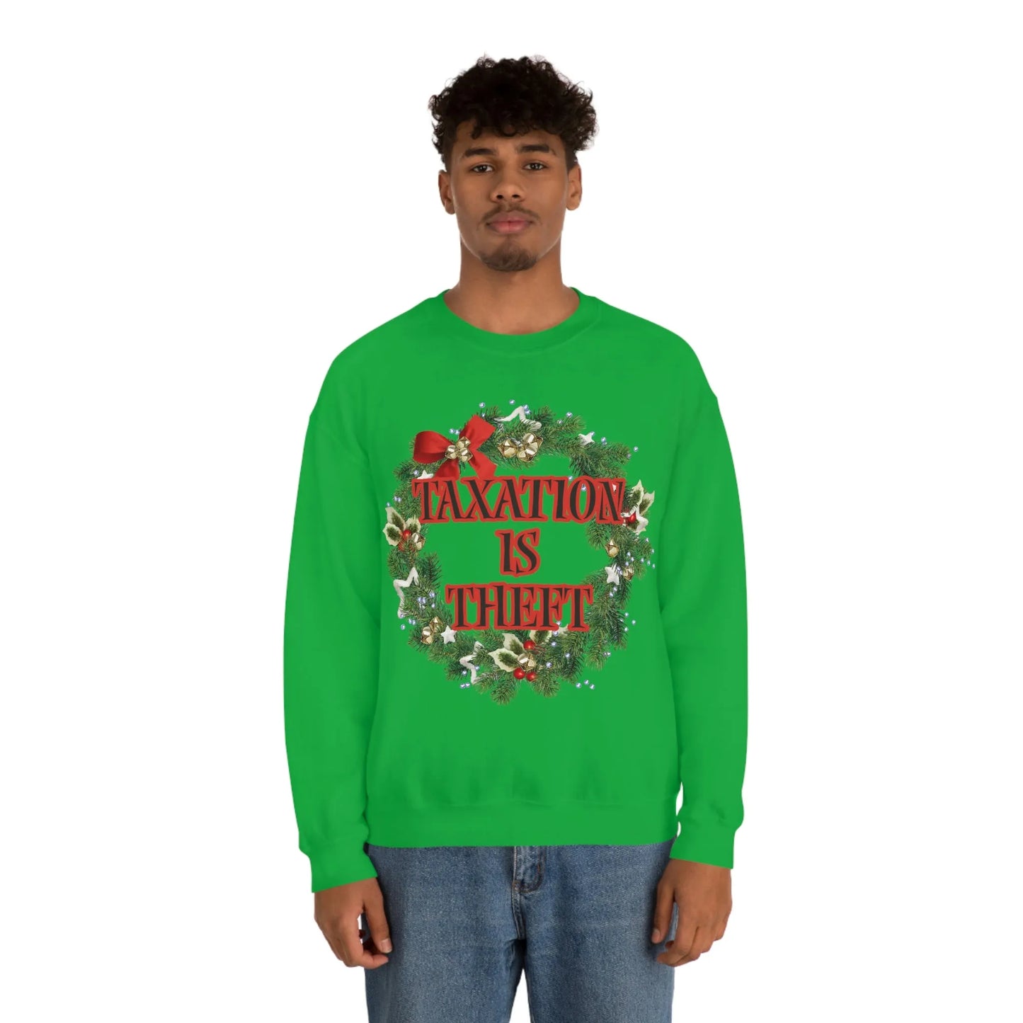 Taxation is Theft Unisex Crewneck Sweatshirt - 4LibertyShop.com