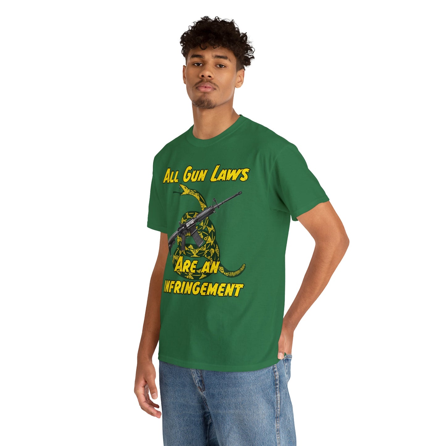 All Gun Laws Are Infringements AR15 Gadsden T-Shirt