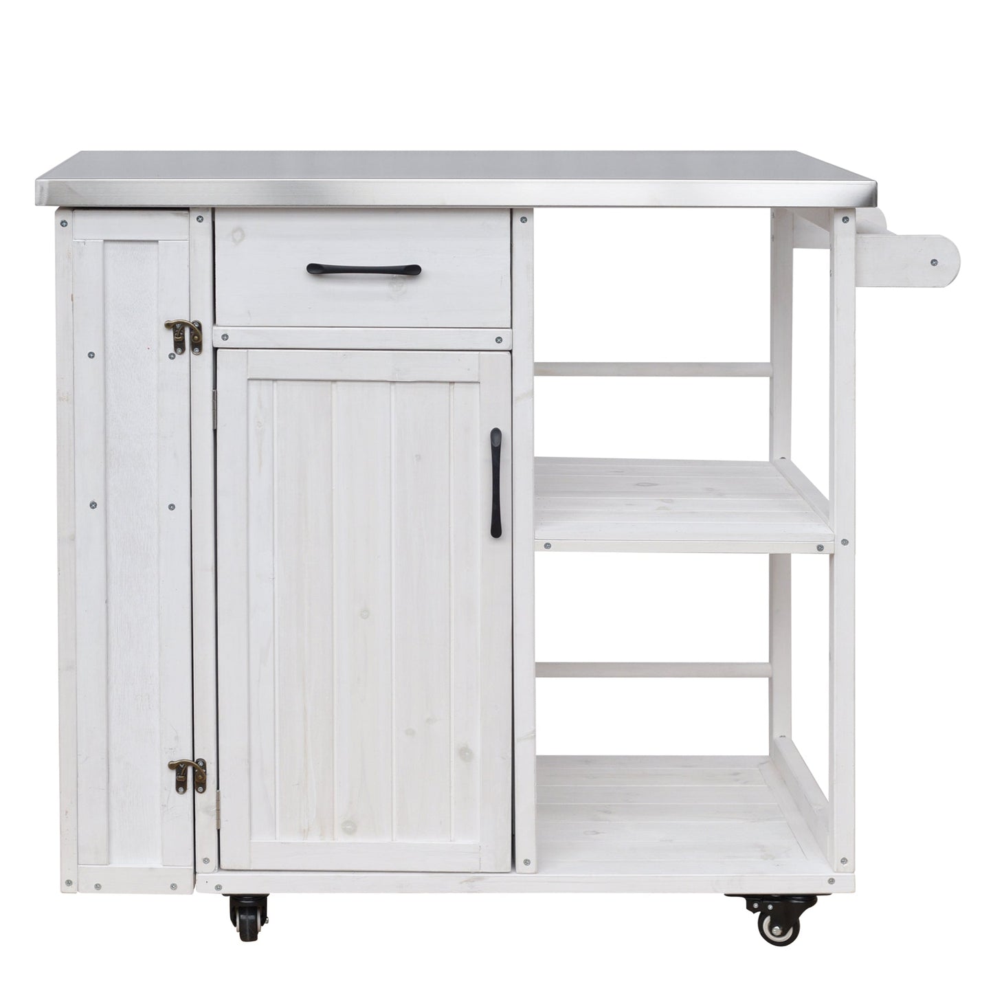 Outdoor Kitchen Island Fir Wood Prep Station