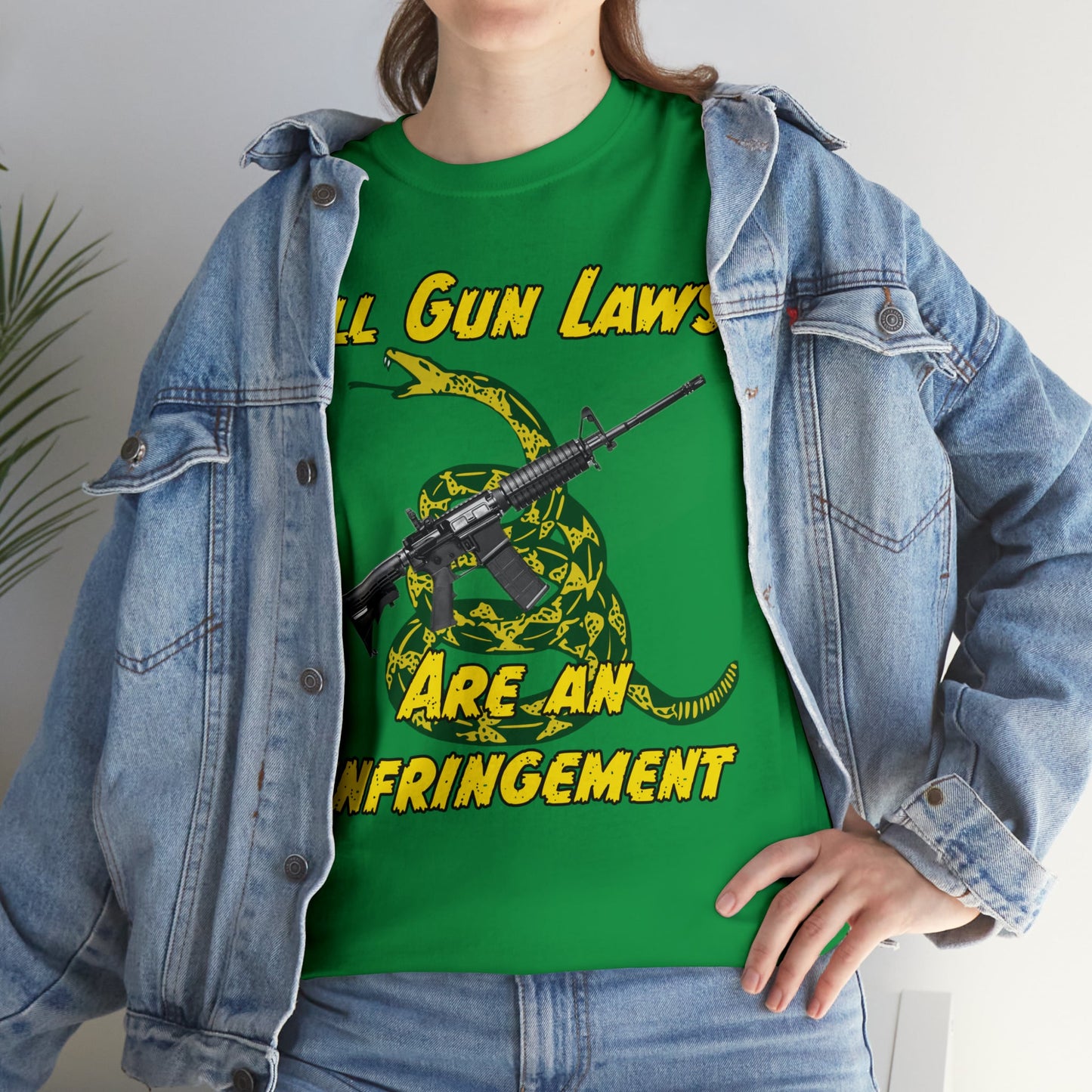 All Gun Laws Are Infringements AR15 Gadsden T-Shirt