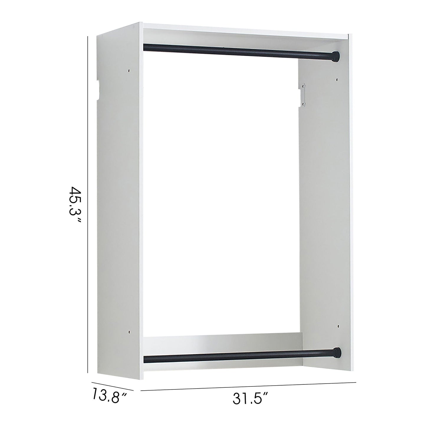 Devi - Wall Mounted Closet System, Modular Units