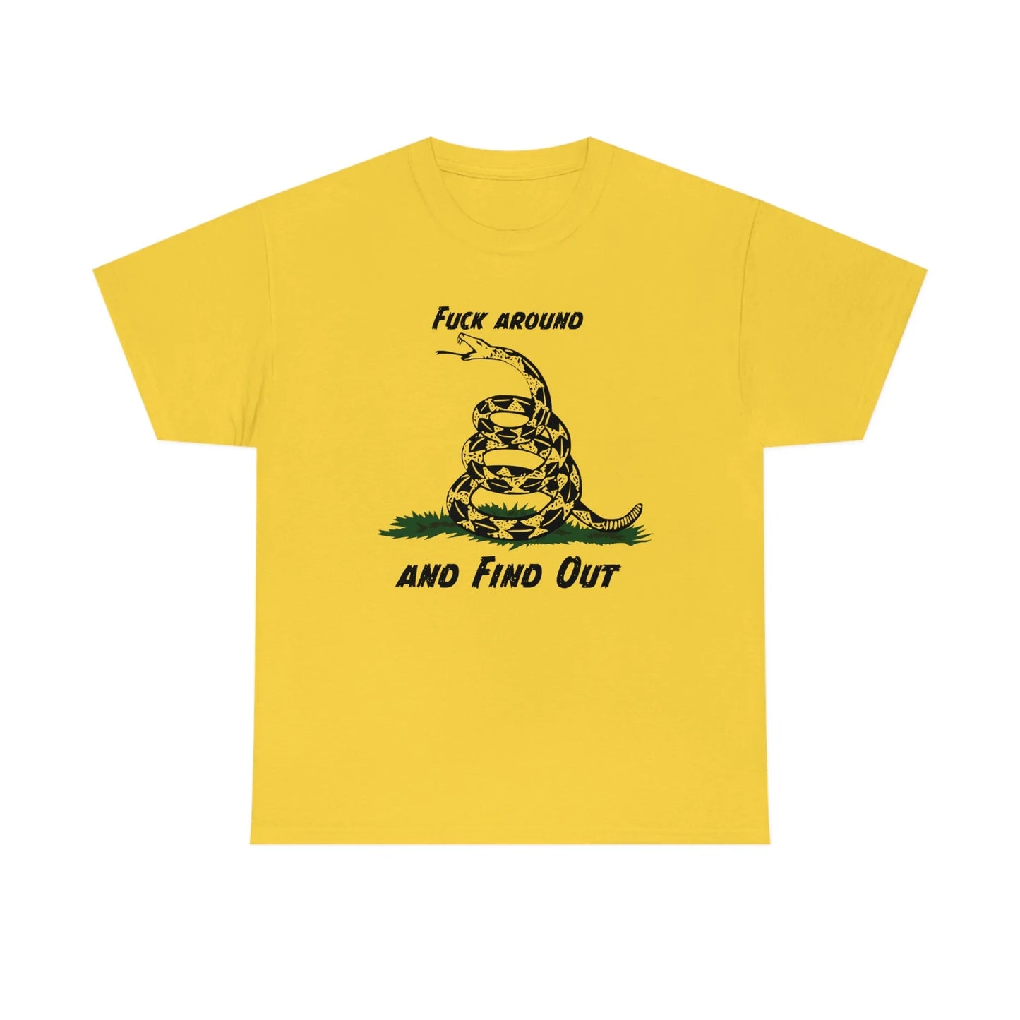 Walton & Johnson: FAFO Gadsden T-Shirt - 4LibertyShop.com