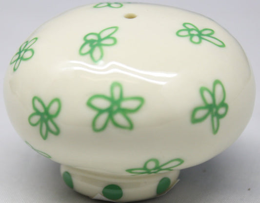 Bead It - Bead Body White With Green Swirl