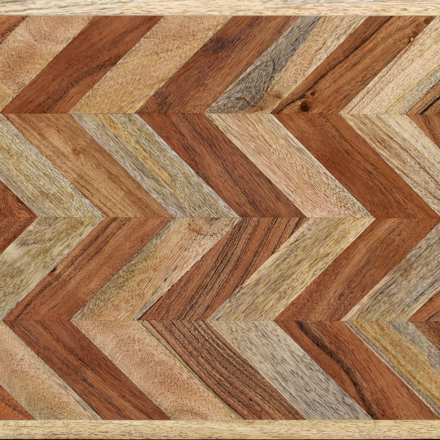 Artisan Handcrafted Mango Wood Bench Rustic Boho Style - Natural