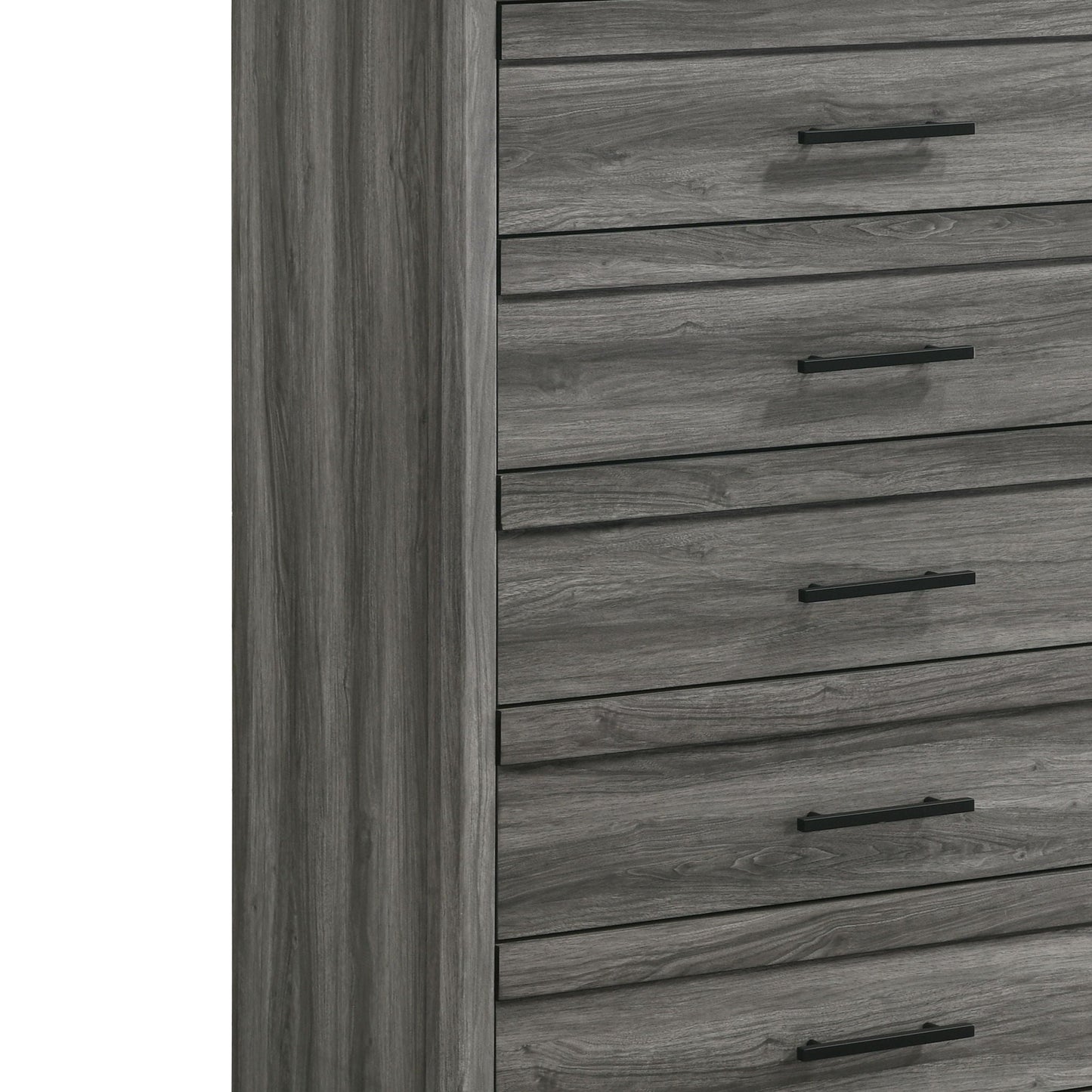 Denver - 5 Drawer Chest - Gray
