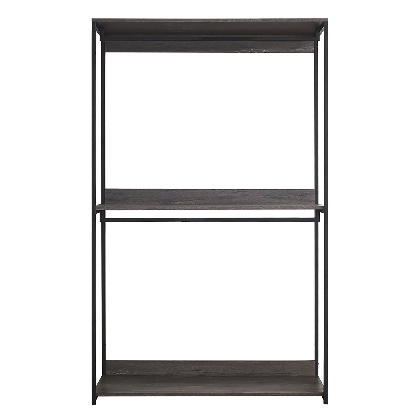 Monica - Farmhouse Industrial Wood Walk In Closet