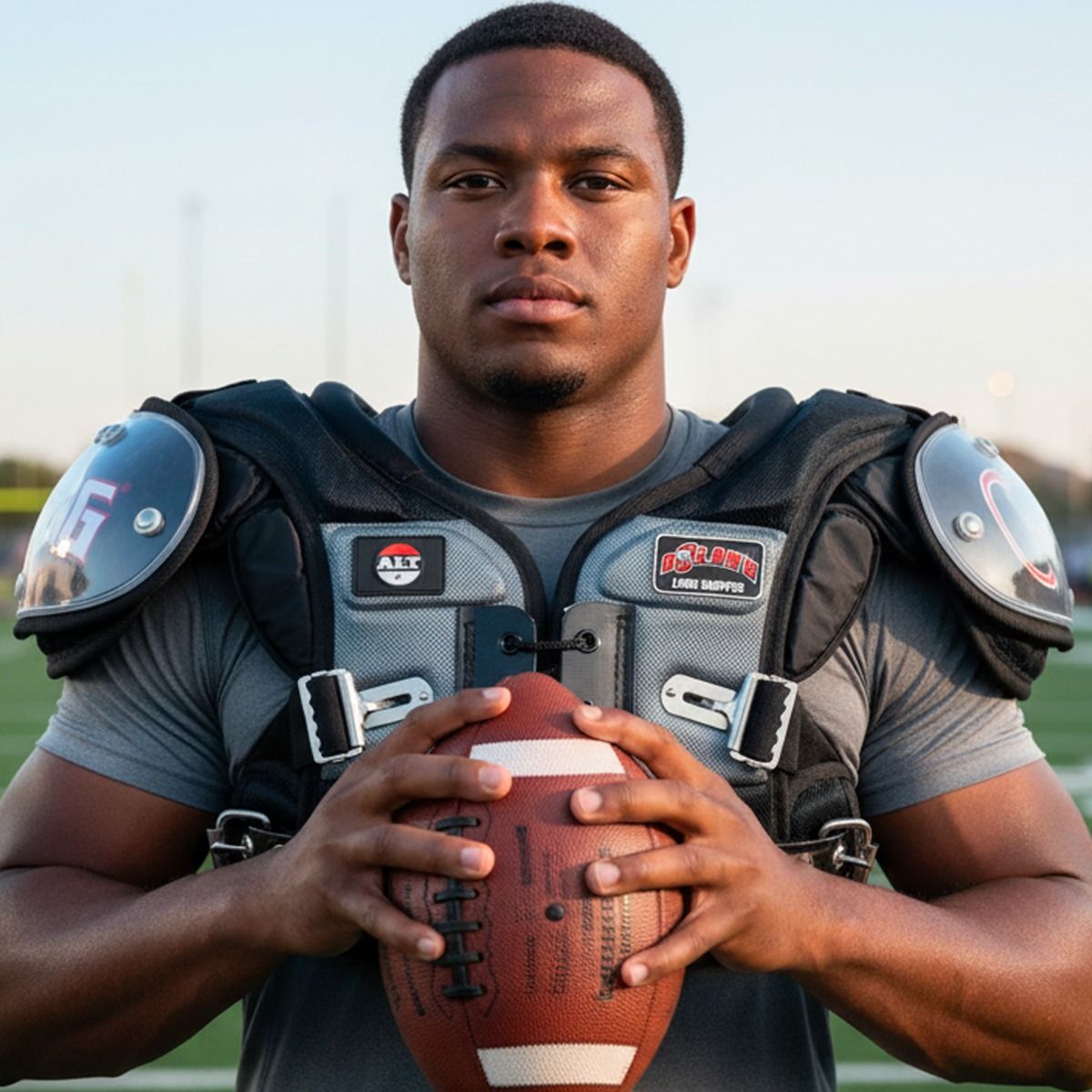 ALT4 Football Shoulder Pads - Position Specific Options