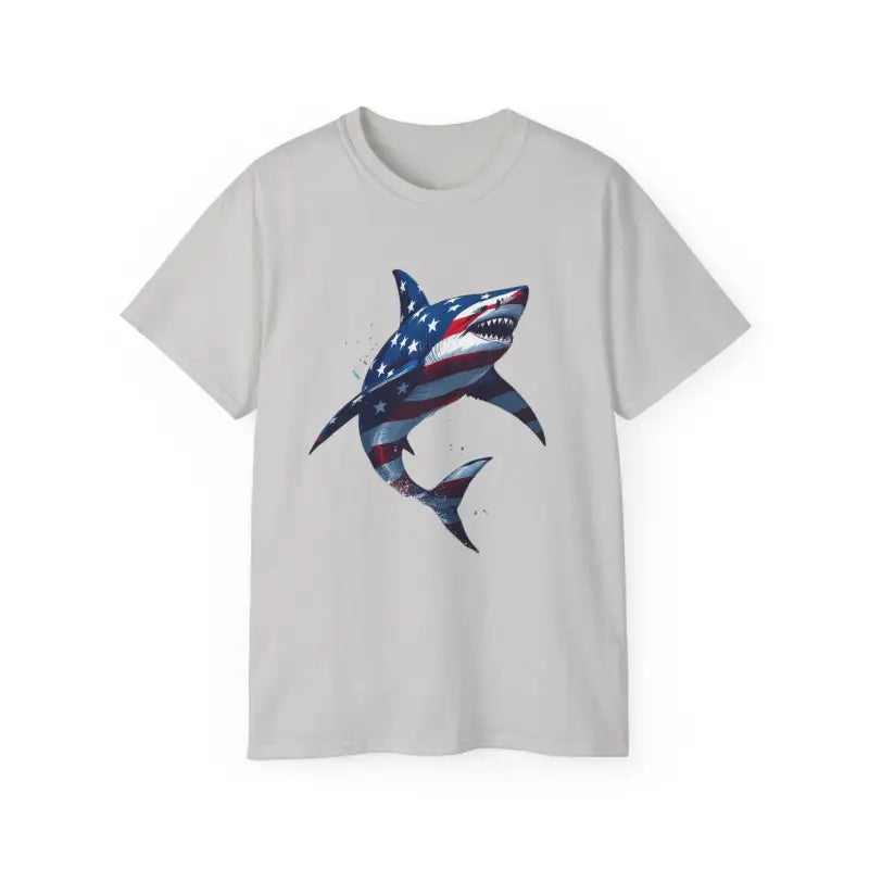 Ocean State Styles Patriotic Threads T Shirt Graphic Shark