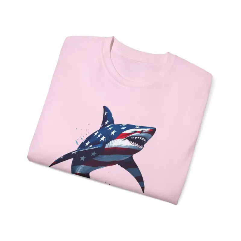 Ocean State Styles Patriotic Threads T Shirt Graphic Shark