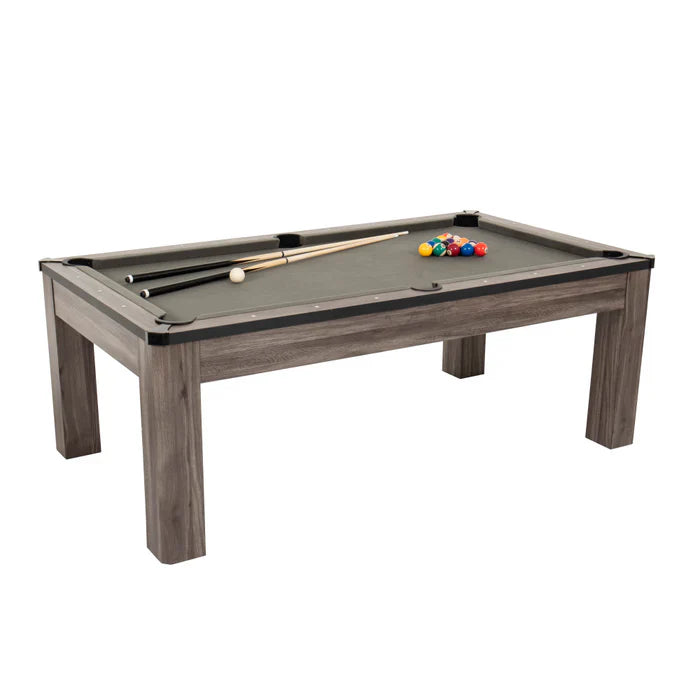 Atomic Hampton 3-In-1 Combo Game Table w/ Billiards + Ping Pong + Dining