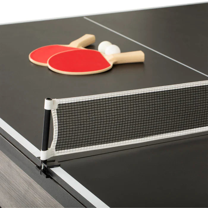 Atomic Hampton 3-In-1 Combo Game Table w/ Billiards + Ping Pong + Dining