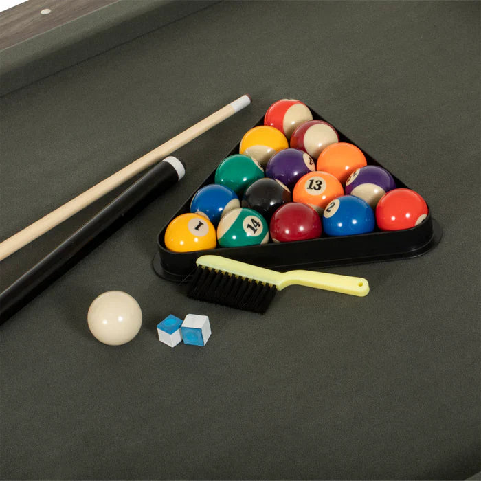 Atomic Hampton 3-In-1 Combo Game Table w/ Billiards + Ping Pong + Dining