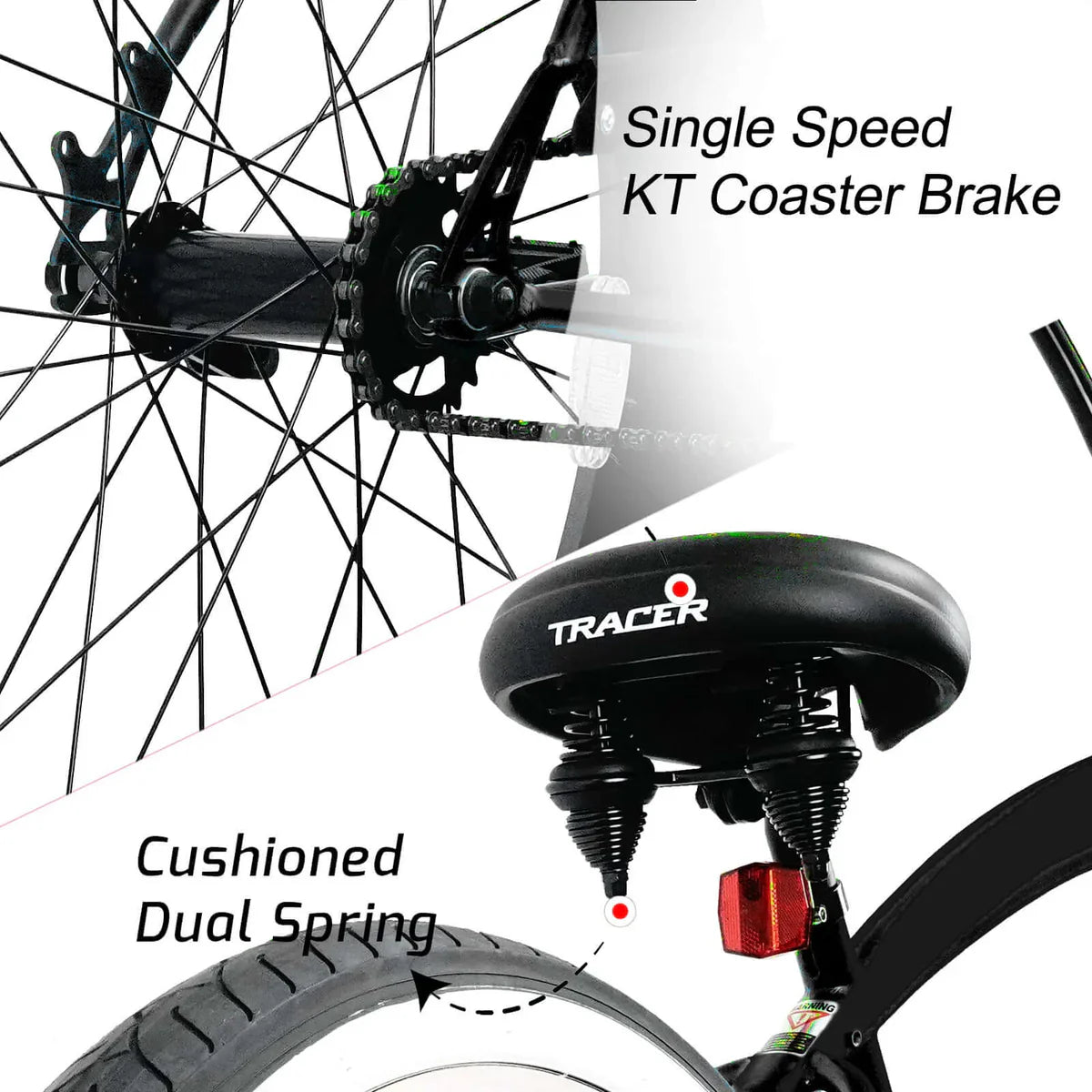 Tracer Avalon 26" Beach Cruiser Bike