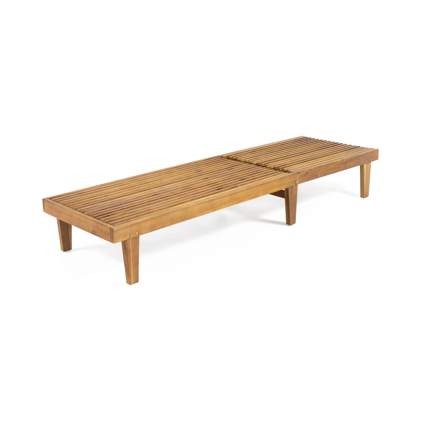 Nadine Stylish Chaise Lounge Chair - Teak
