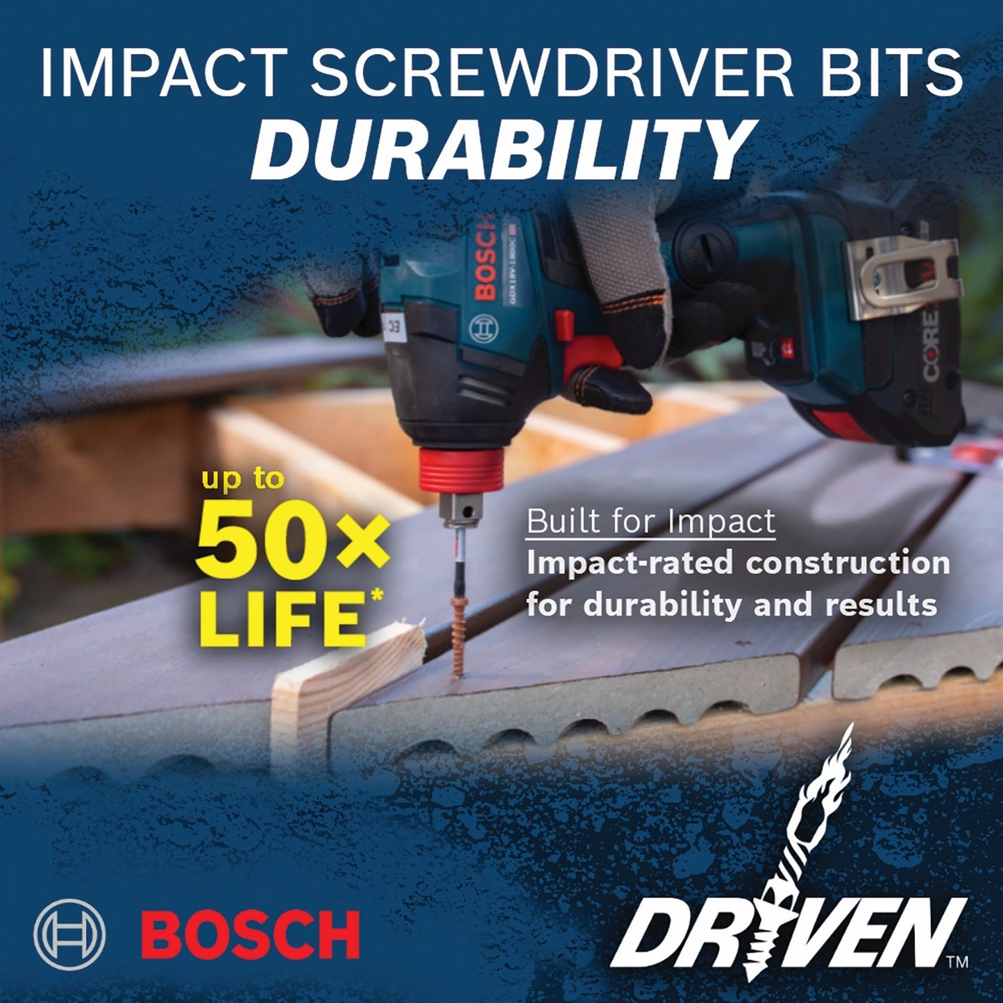 BOSCH ITDPH1202 2 pc. Driven 2 In. Impact Phillips® #1 Power Bits