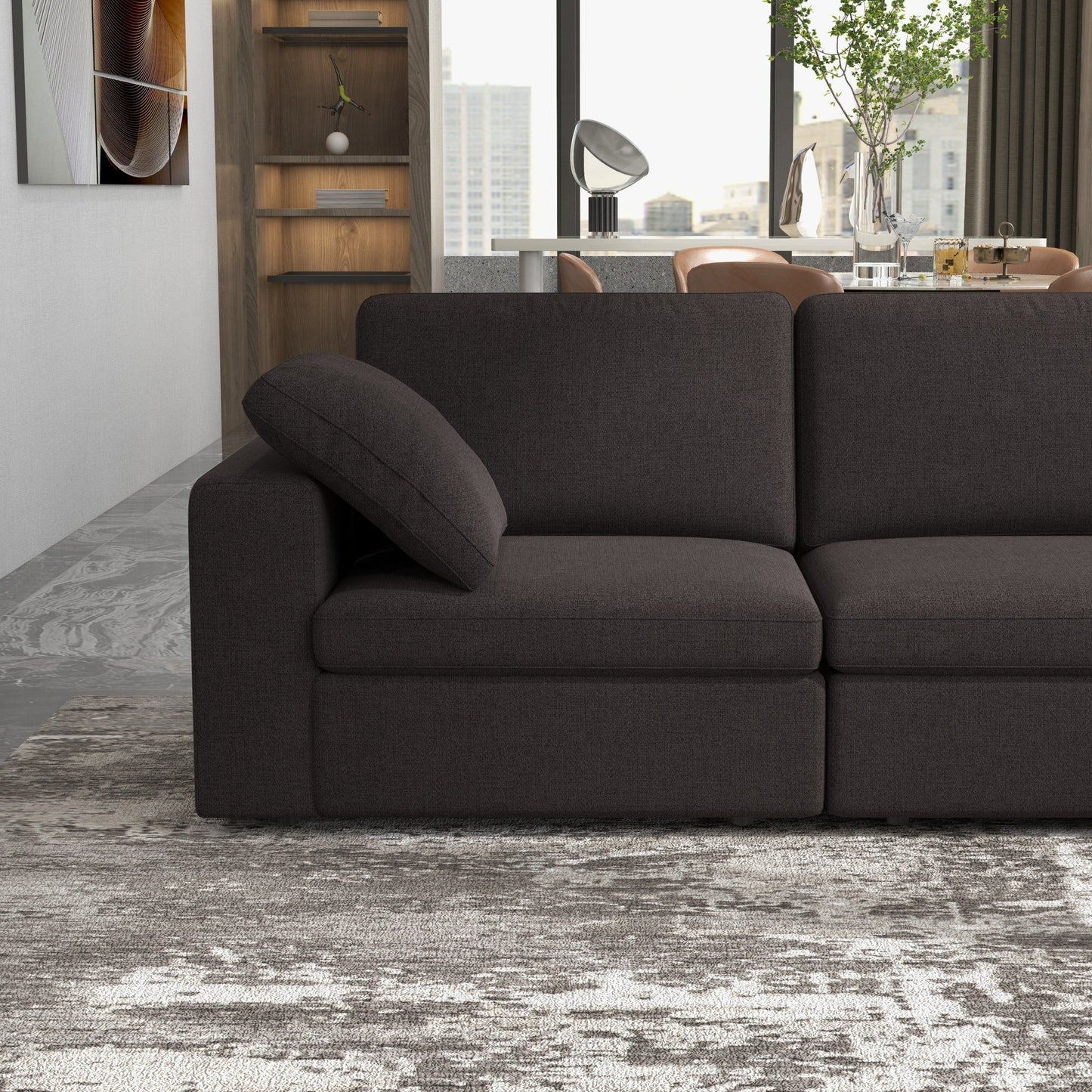 Cecilia - Modular Corner Sectional Modern Sofa