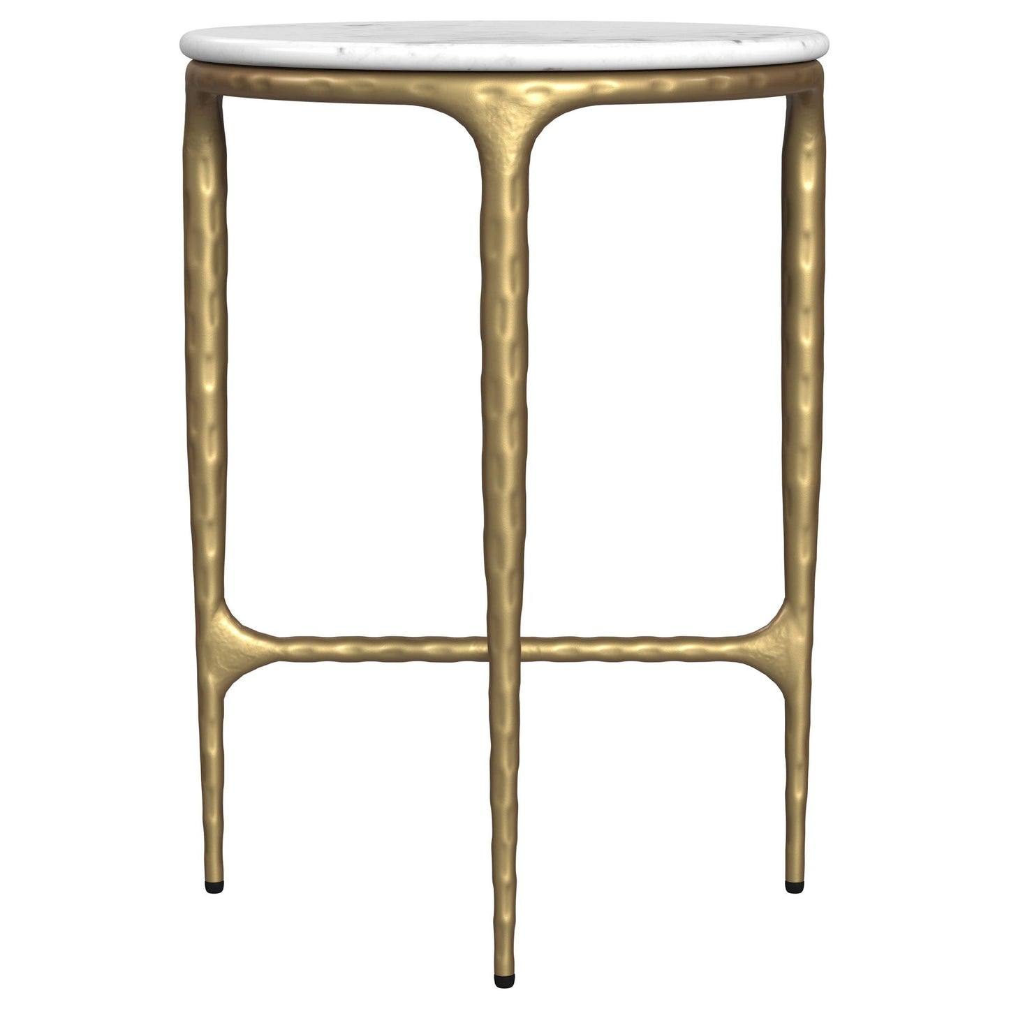 Prussia - Round Side Table - White Marble