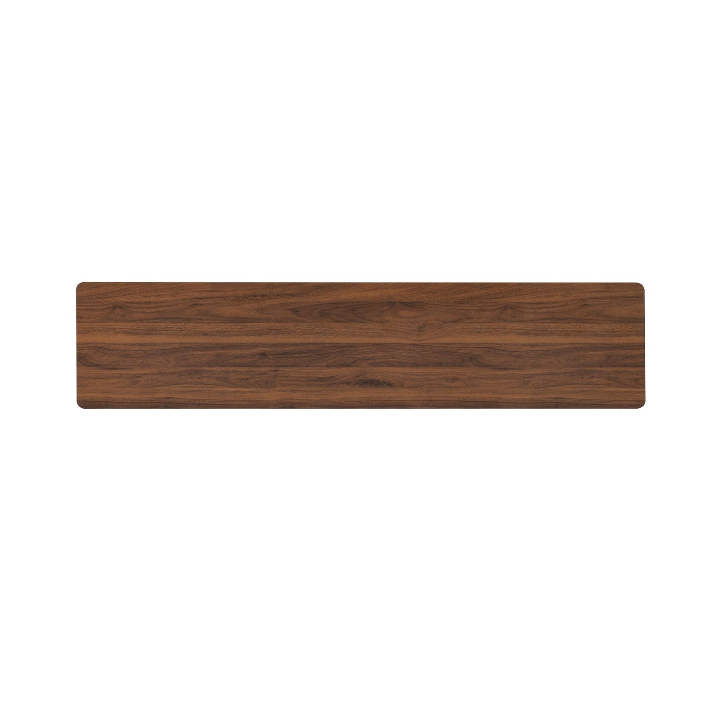 Fluted TV Stand With Storage Drawers And Cabinets For TVs Up To 80", Soft-Close Hinges, Cable Management - Walnut
